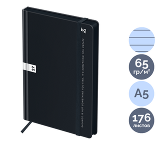 Ежедневник датированный BG "Monochrome. Black", 2027 г, А5, 176 л, soft touch, черный / Ежедневники датированные oe.kz Ежедневник датированный BG "Monochrome. Black", 2027 г, А5, 176 л, soft touch, черный / Ежедневники датированные