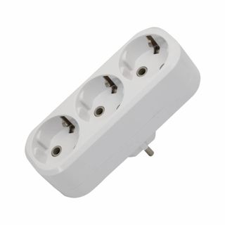 Удлинитель Power Unit, 3 гнезда, 2P+PE, с заземлением, белый / Удлинители, тройники oe.kz Удлинитель Power Unit, 3 гнезда, 2P+PE, с заземлением, белый / Удлинители, тройники