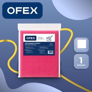 Еденге арналған майлық Ofex, микрофибра, өлшемі 50*60 см, ассорти / Еден жуғыш шүберектер