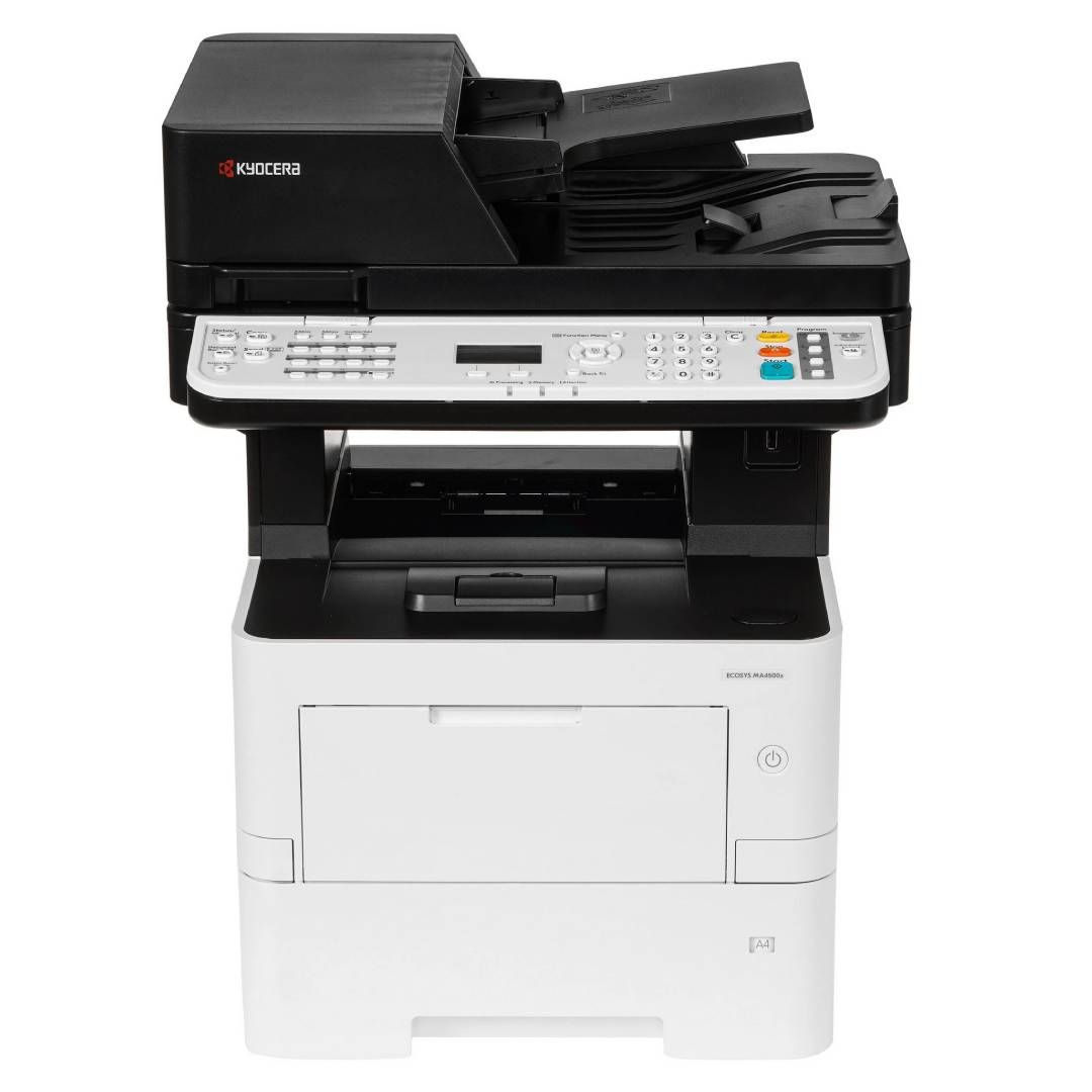 Лазерлі КФҚ Kyocera Ecosys MA4500x (принтер, сканер, копир), А4, 45 бет/мин, Wi-Fi, USB, Ethernet / Монохромды лазерлік