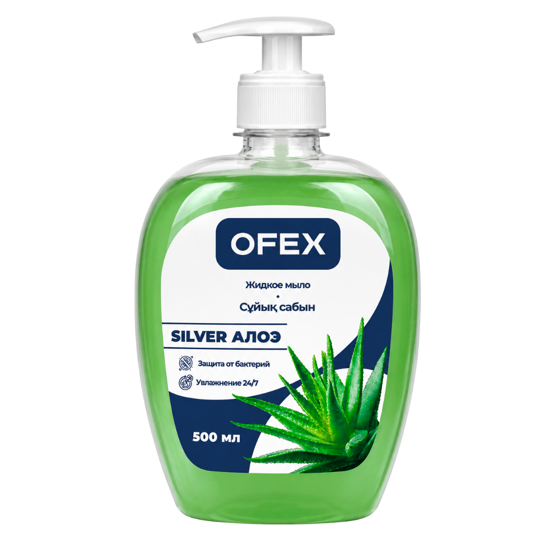 Сұйық сабын Ofex "Silver Інжу", 5 л, ПЭТ / Сұйық сабындар oe.kz Сұйық сабын Ofex "Silver Інжу", 5 л, ПЭТ / Сұйық сабындар