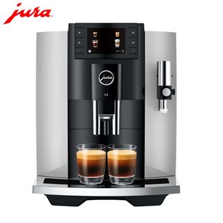 Кофемашина автоматическая Jura Е8 Platin EC, зерновой и молотый, черно-серебристый / Оборудование для кухни	
