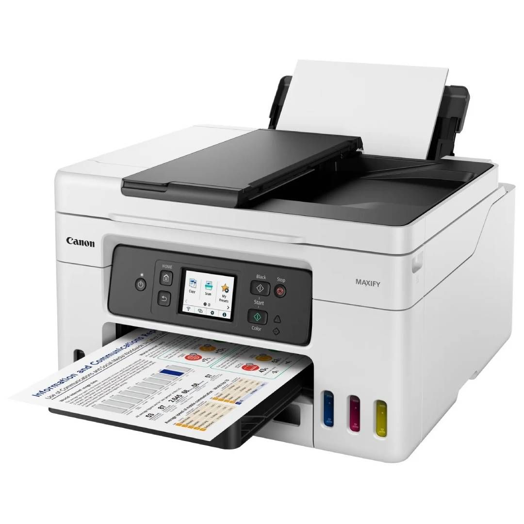 Түсті сия бүріккіш КФҚ Canon Maxify GX3040, А4, 18 бет/мин, Wi-Fi, USB, Ethernet / Сия бүріккіш №3 oe.kz Түсті сия бүріккіш КФҚ Canon Maxify GX3040, А4, 18 бет/мин, Wi-Fi, USB, Ethernet / Сия бүріккіш №3