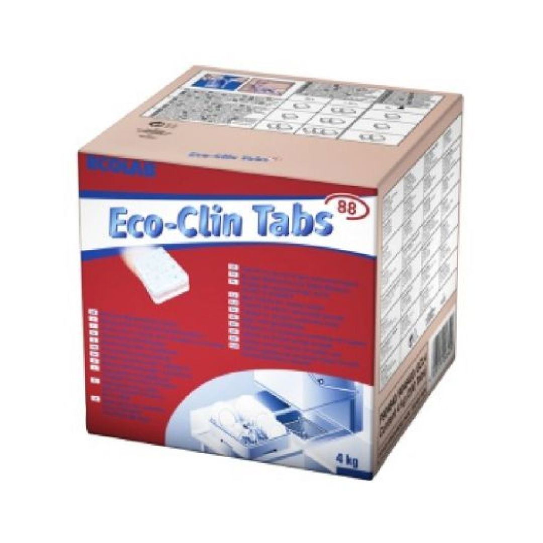 Таблетки для посудомоечных машин Ecolab "Eco Clean Tabs 88", 200 таблеток / Средства для посудомоечных машин