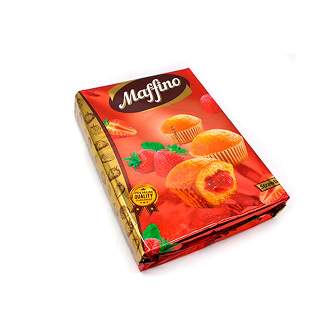 Кексы Maffino "Клубника", 420 гр / Печенье и пряники