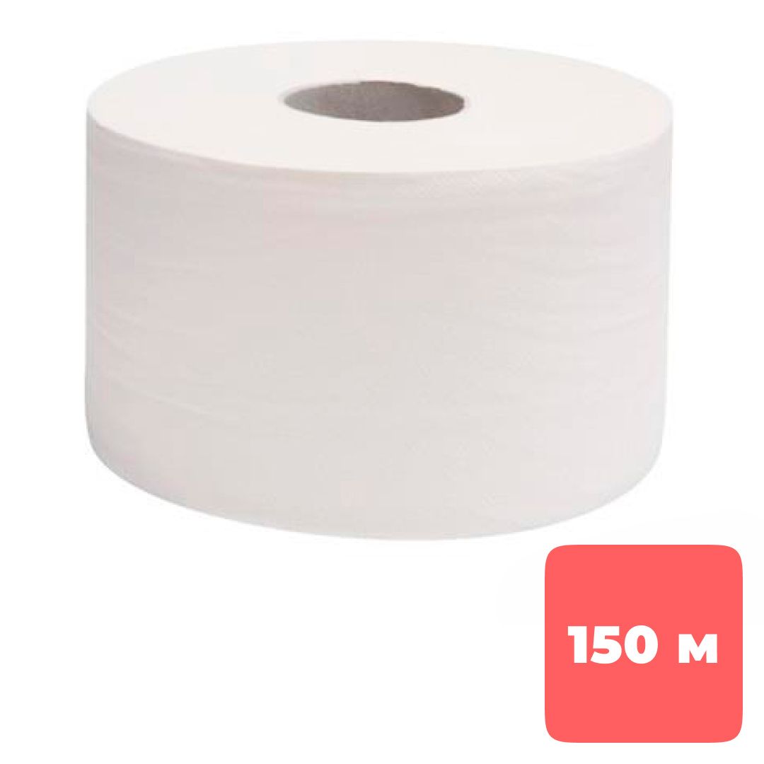 Купить Туалетная бумага рулонная Focus, 150 метров, 2-х слойная, 12 ...