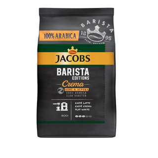 Кофе в зернах Jacobs "Barista Crema", средней обжарки, 800 гр / Кофе зерновой