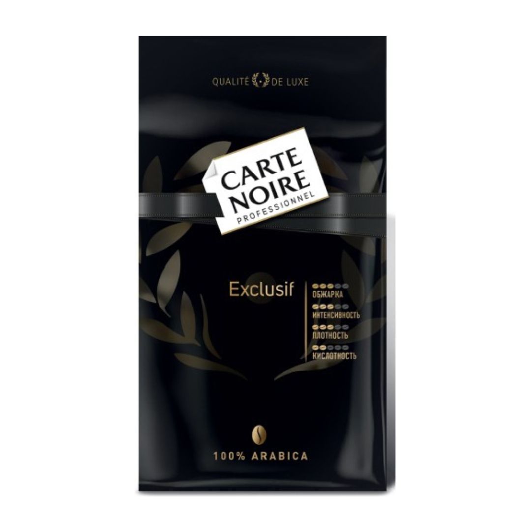 Кофе в зернах Carte Noire Exclusif, средней обжарки, 1000 гр / Кофе зерновой