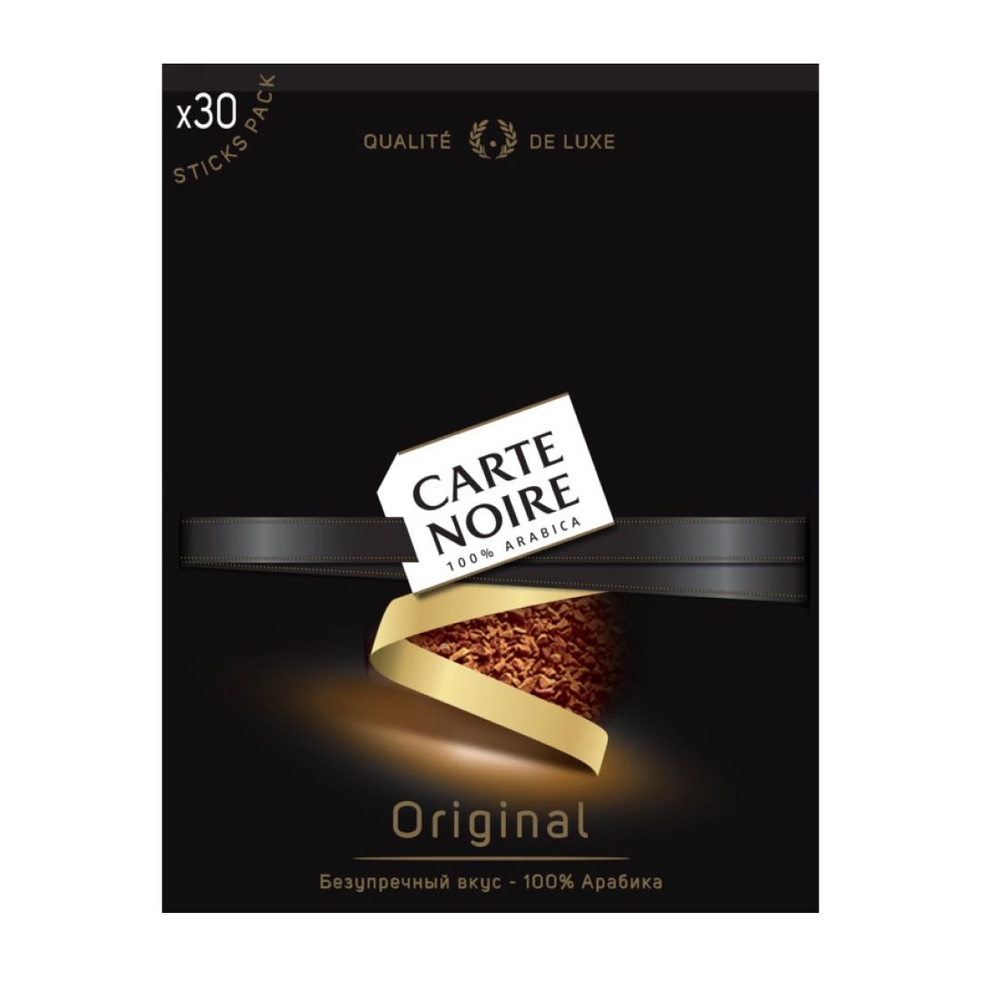 Кофе растворимый Carte Noire, 30 пакетиков / Кофе порционный