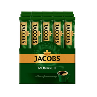 Ерігіш кофе Jacobs Monarch, 30 қалташа / Порциялы кофе oe.kz Ерігіш кофе Jacobs Monarch, 30 қалташа / Порциялы кофе