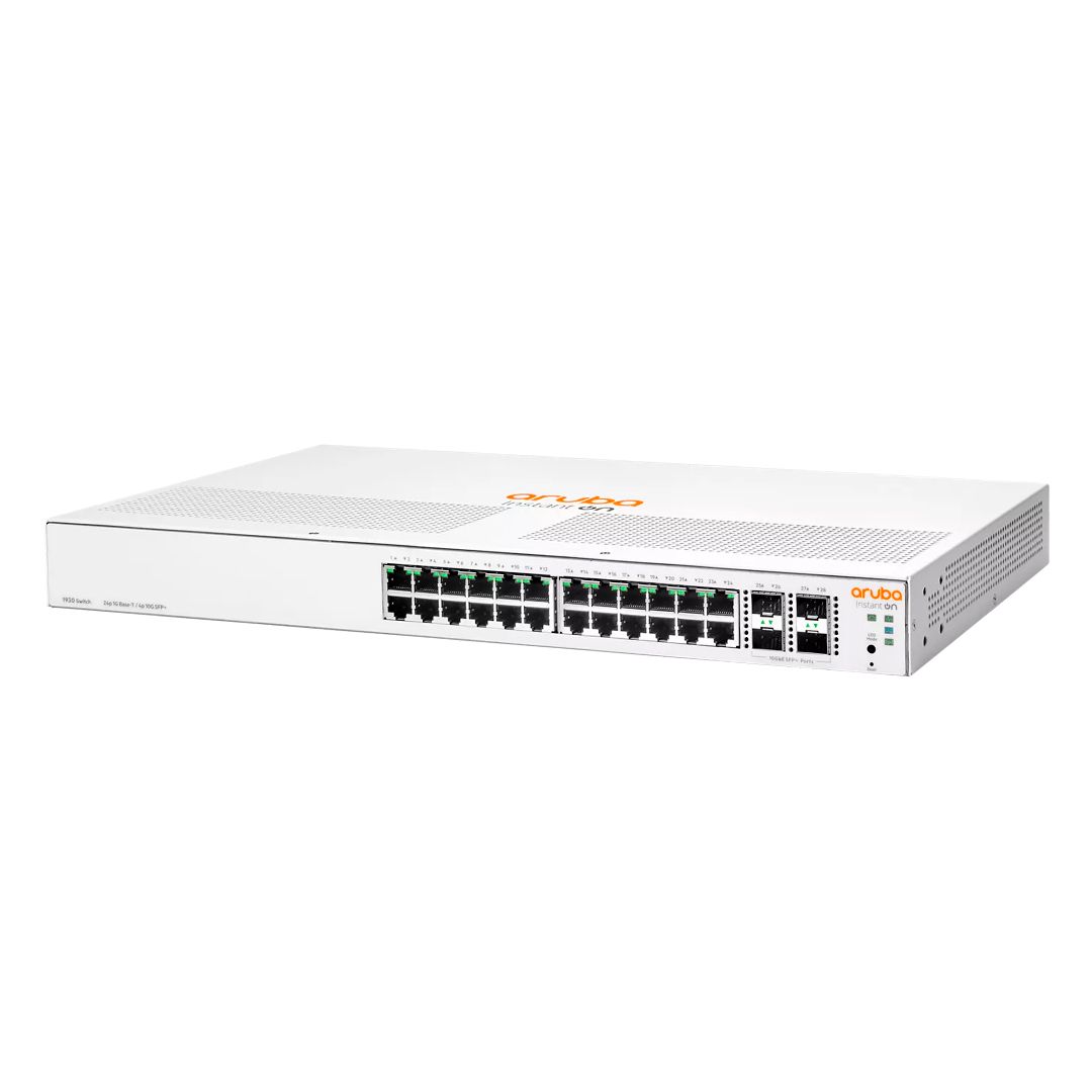 Коммутатор HP Enterprise/Aruba Instant On 1930, 24 порт RJ-45 + 4 порт SFP/SFP+