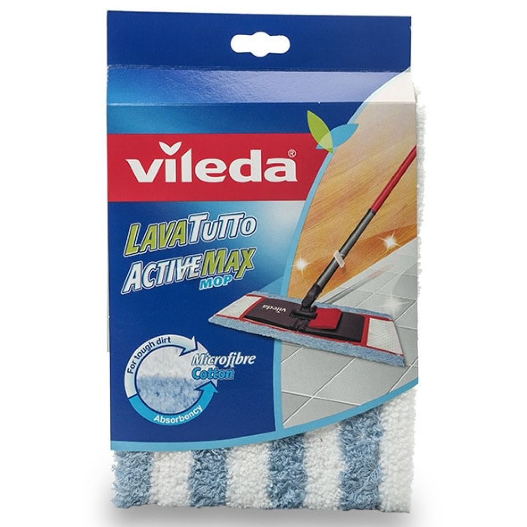 Запаска для швабры Vileda "Active Max", микрофибра, 41*16 см, ассорти