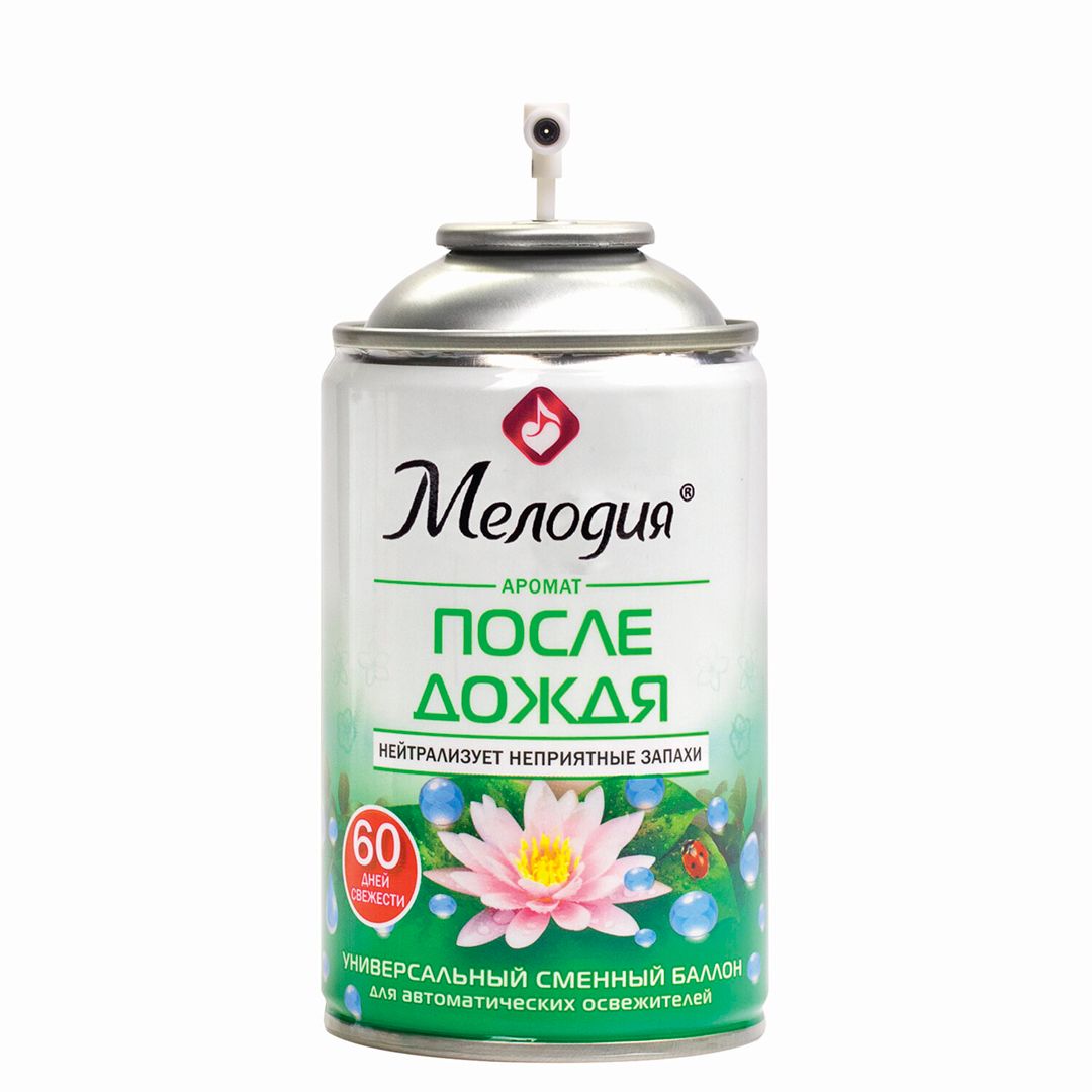 Сменные баллоны Мелодия "После дождя", 250 мл / Баллончики для диспенсеров №5