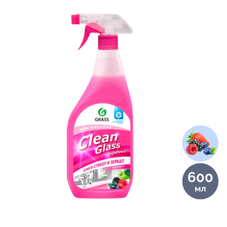 Әйнектерді жуғыш құрал Grass "Clean Glass орман жидектері", бүріккішпен, 600 мл / Әйнек жууға арналған құралдар oe.kz Әйнектерді жуғыш құрал Grass "Clean Glass орман жидектері", бүріккішпен, 600 мл / Әйнек жууға арналған құралдар