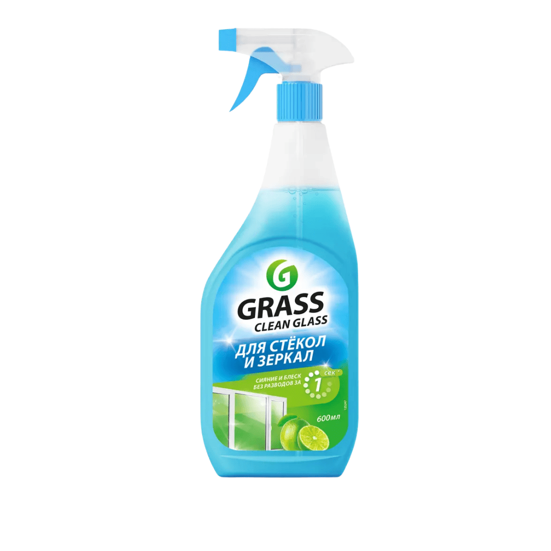 Әйнектерді жуғыш құрал Grass "Clean Glass көгілдір лагуна", бүріккішпен, 600 мл / Әйнек жууға арналған құралдар oe.kz Әйнектерді жуғыш құрал Grass "Clean Glass көгілдір лагуна", бүріккішпен, 600 мл / Әйнек жууға арналған құралдар