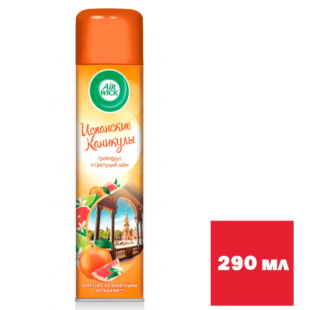 Освежитель воздуха Airwick "Испанские каникулы", 290 мл. / Освежители воздуха oe.kz Освежитель воздуха Airwick "Испанские каникулы", 290 мл. / Освежители воздуха
