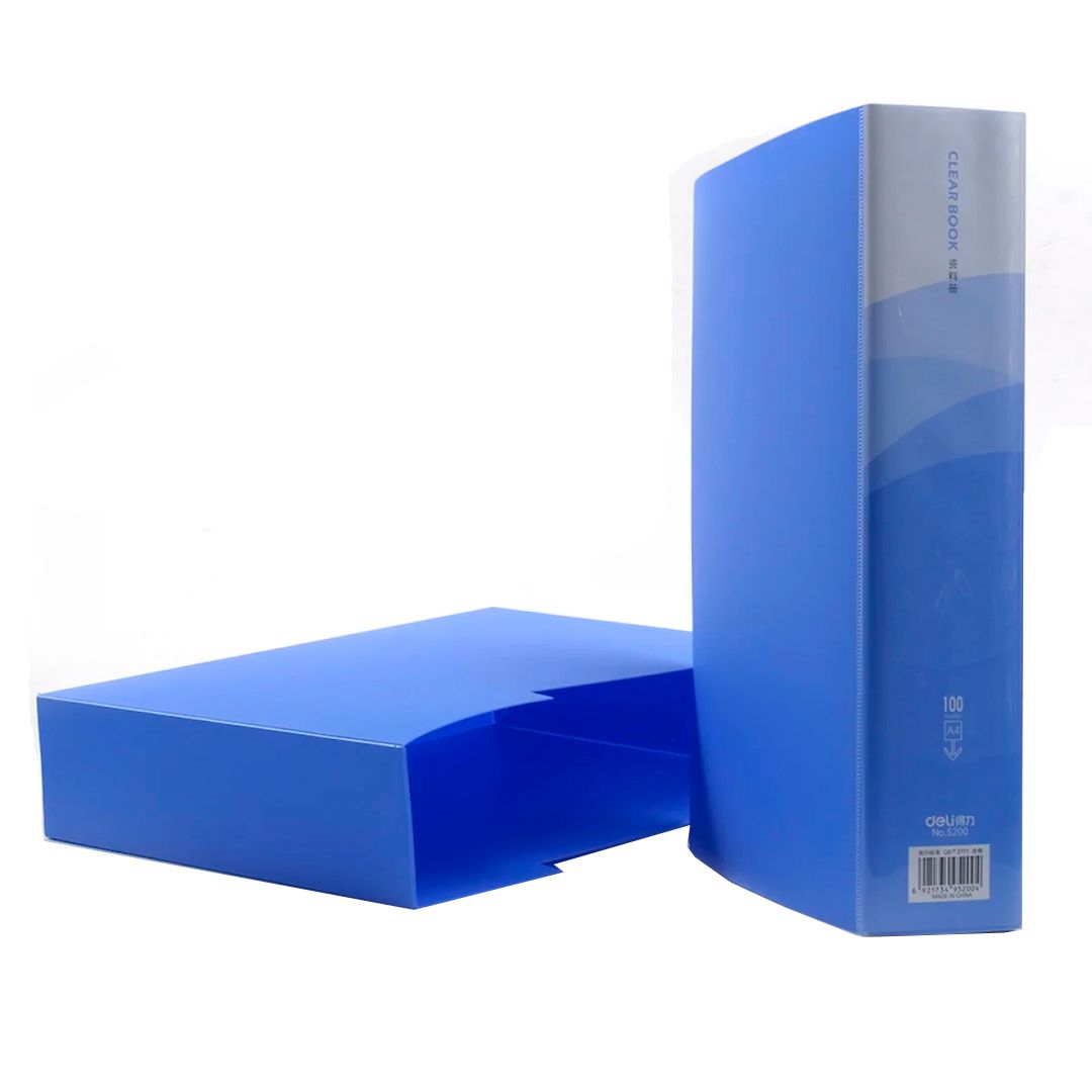 Папка файловая на 100 файлов Deli, А4 формат, ассорти / Папки файловые №2 oe.kz Папка файловая на 100 файлов Deli, А4 формат, ассорти / Папки файловые №2