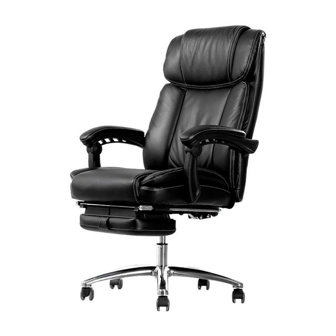 Кресло для руководителя Deli "Buchman", натуральная кожа, черное / Кресла для руководителей