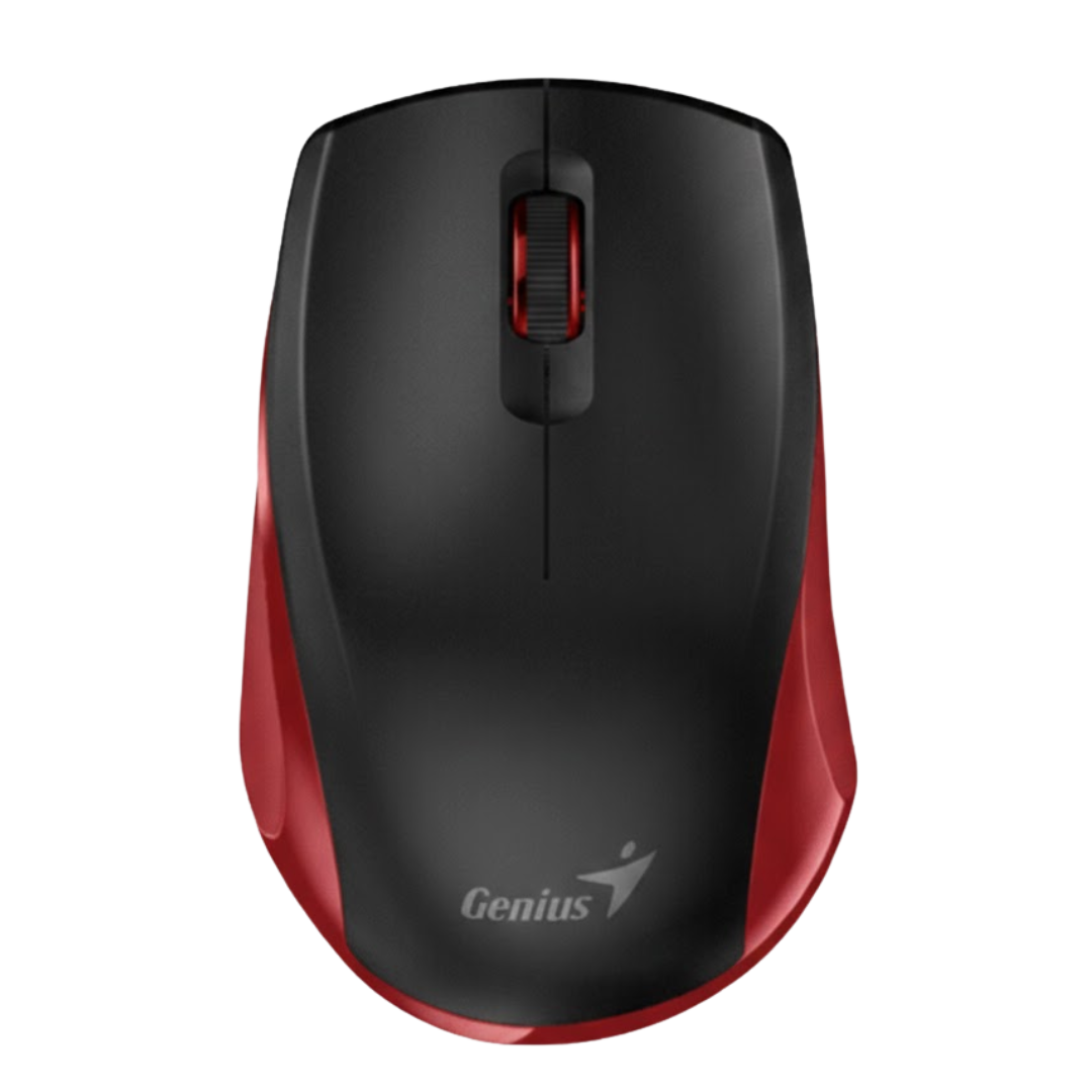 Мышь беспроводная оптическая Genius NX-8006S, 3 кнопки, 1200 dpi, USB, красная / Мыши беспроводные