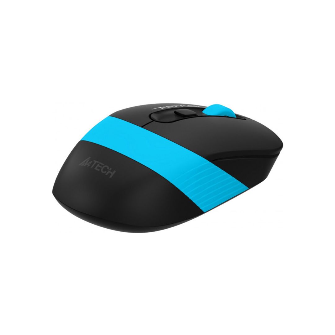 Мышь беспроводная A4Tech Fstyler FG10, USB, 3 кнопки, 2000 dpi, оптическая, синяя / Мыши беспроводные