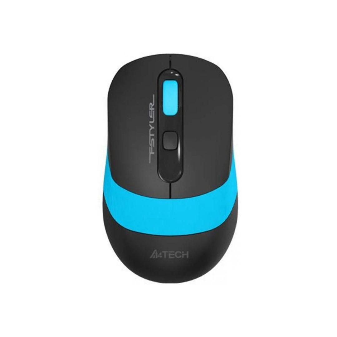 Мышь беспроводная A4Tech Fstyler FG10, USB, 3 кнопки, 2000 dpi, оптическая, синяя / Мыши беспроводные №2