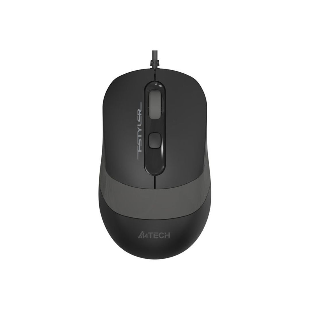 Мышь проводная оптическая A4Tech Fstyler FM10, USB, 4 кнопки, 1600 dpi, серая / Мыши проводные