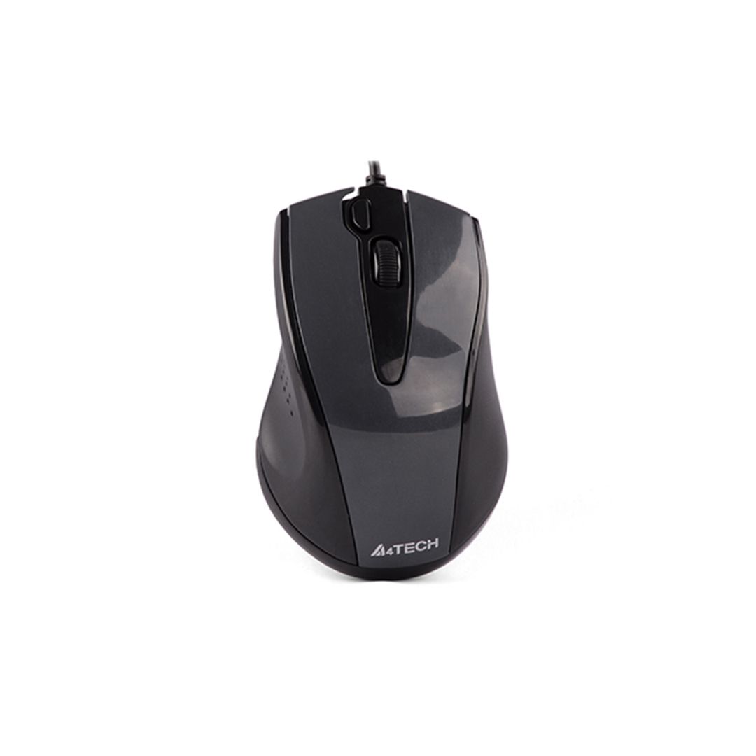 Мышь проводная оптическая A4Tech N-500FS, USB, 3 кнопки, 1000 dpi, серая / Мыши проводные