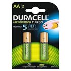 Аккумулятор Duracell, пальчиковые AA, 2500 mah, 1.2V-LR03, 2 шт. в блистере