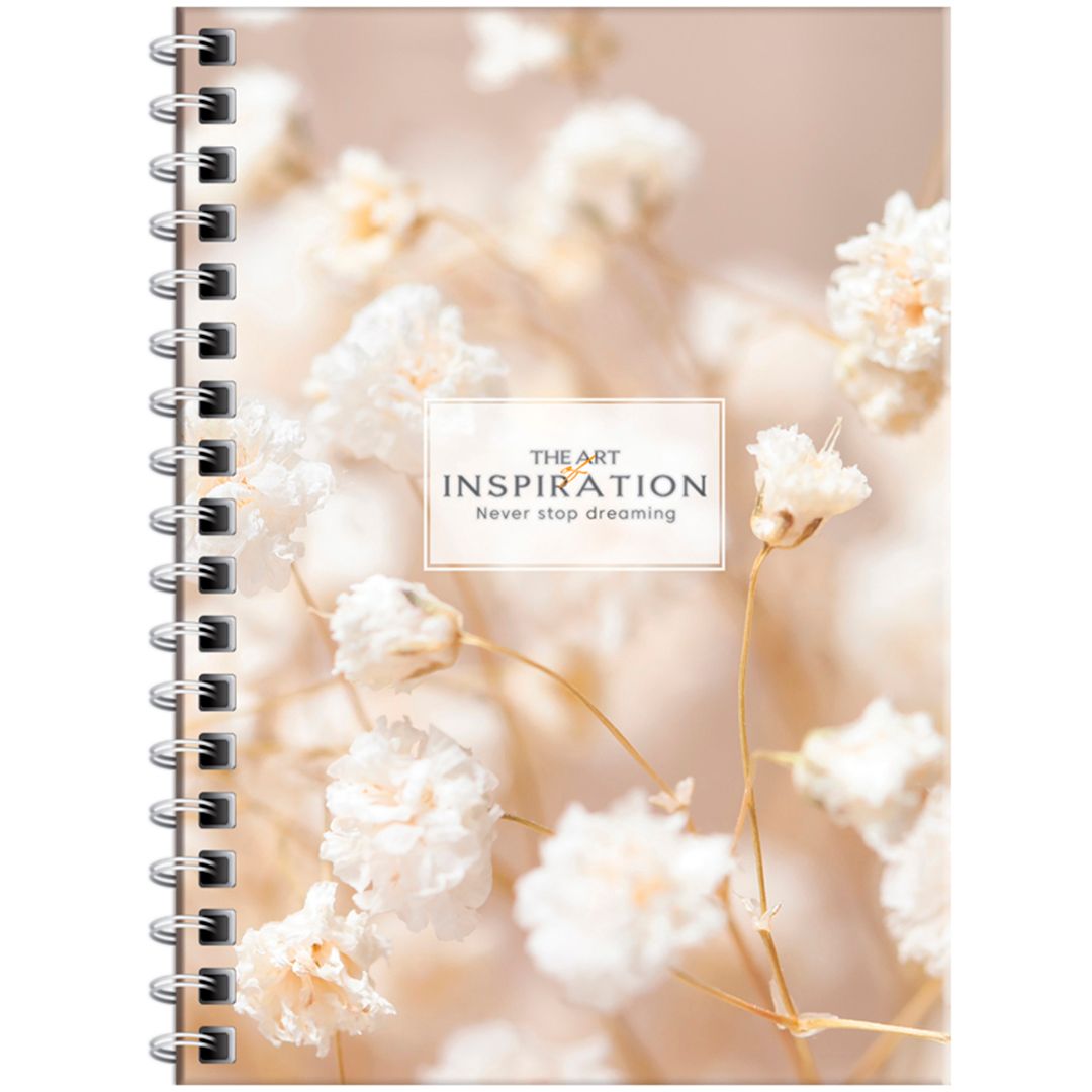 Записная книжка ArtSpace "For inspiration", А6, 120 листов, в клетку, на гребне