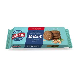 Печенье отсадное Рахат "Rakhat Bakery", с кусочками арахиса, 155 гр / Печенье, вафли, крекеры oe.kz Печенье отсадное Рахат "Rakhat Bakery", с кусочками арахиса, 155 гр / Печенье, вафли, крекеры