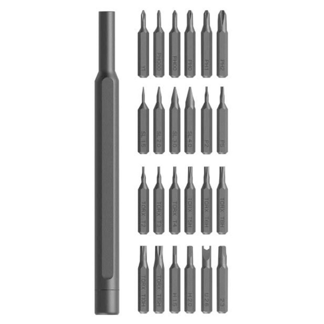 Набор отверток Xiaomi Mi Precision Screwdriver Kit, 24 предметов, cерый / Измерительный инструмент №2