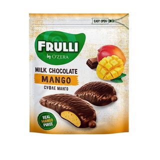Конфеты O’Zera Frulli, суфле манго в шоколаде, 125 гр / Конфеты