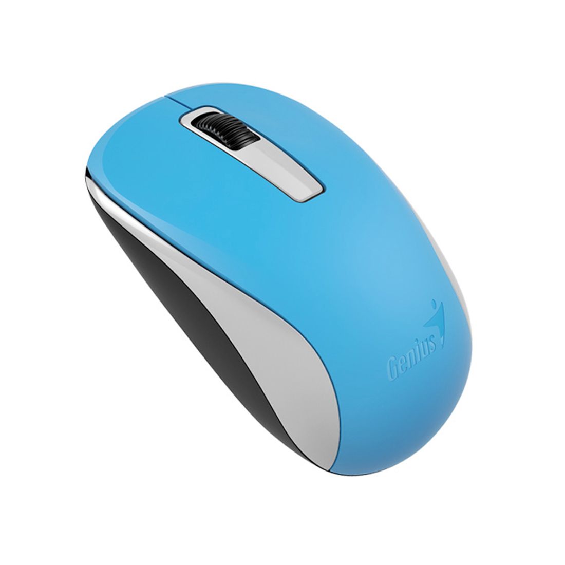 Мышь беспроводная Genius NX-7005, USB, 3 кнопки, 1200 dpi, голубая / Мыши беспроводные