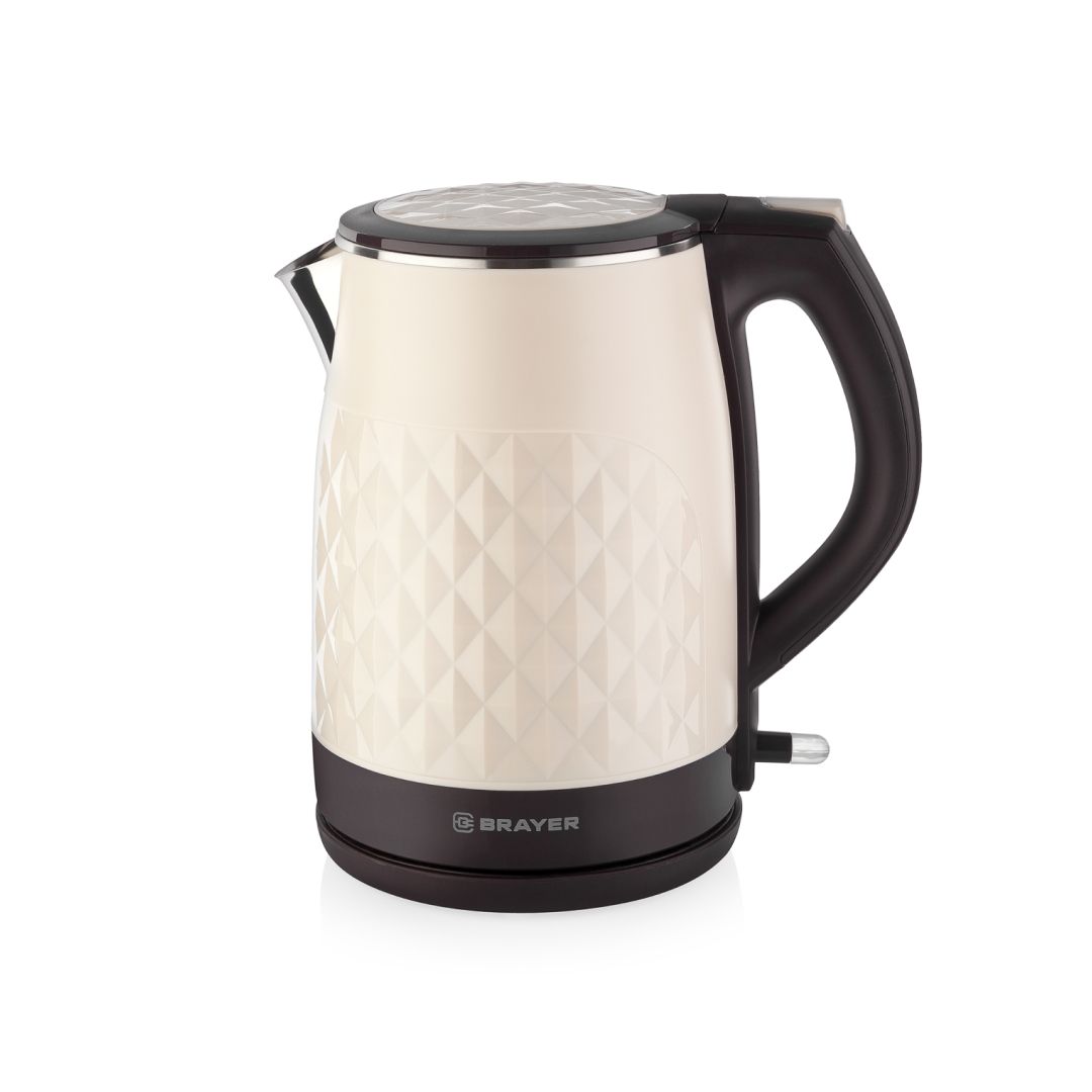 Электрический чайник Brayer BR1043WH 1,5 л., бежевый / Чайники oe.kz Электрический чайник Brayer BR1043WH 1,5 л., бежевый / Чайники