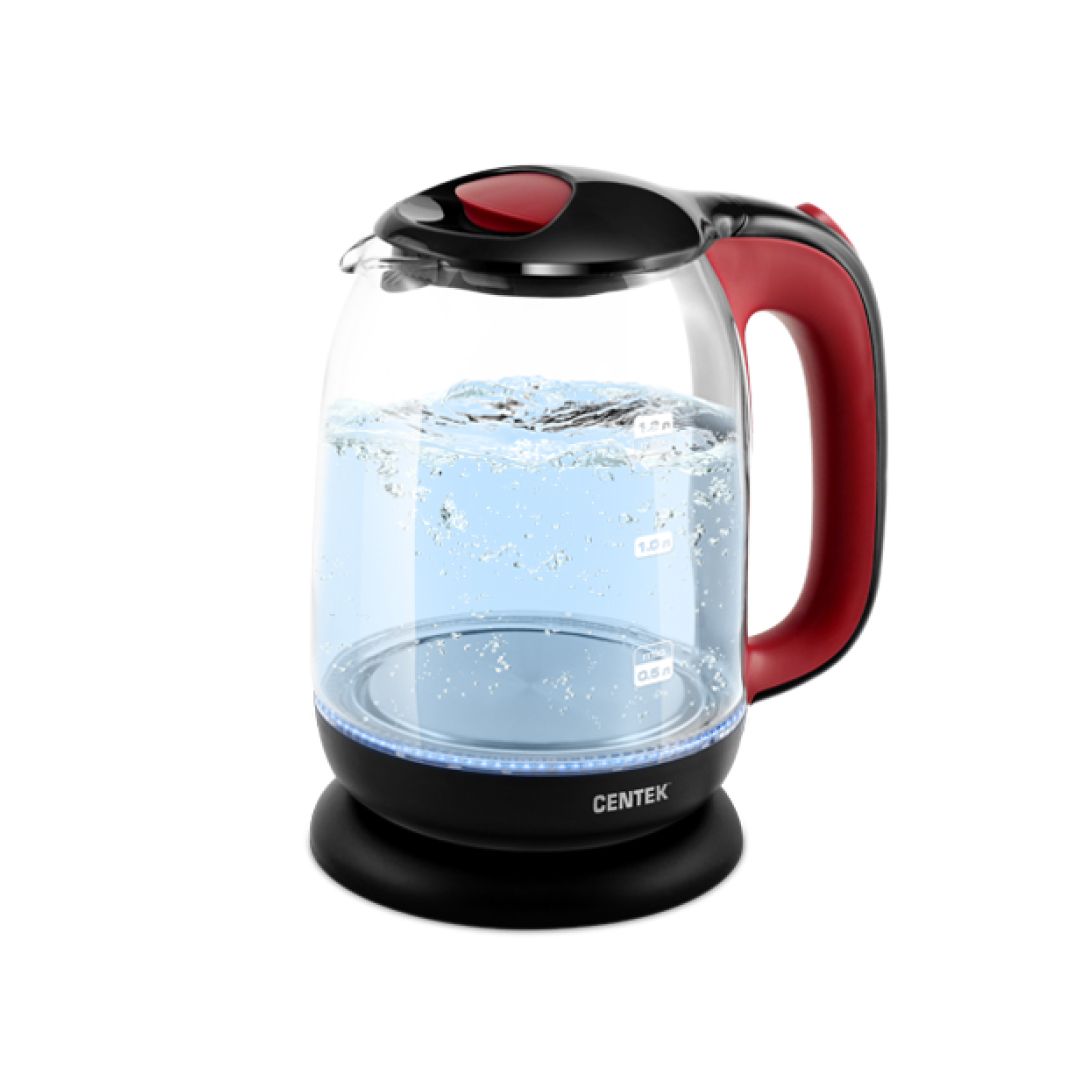 Электрический чайник Centek CT-0034, 1,8 л., стекло / Чайники	