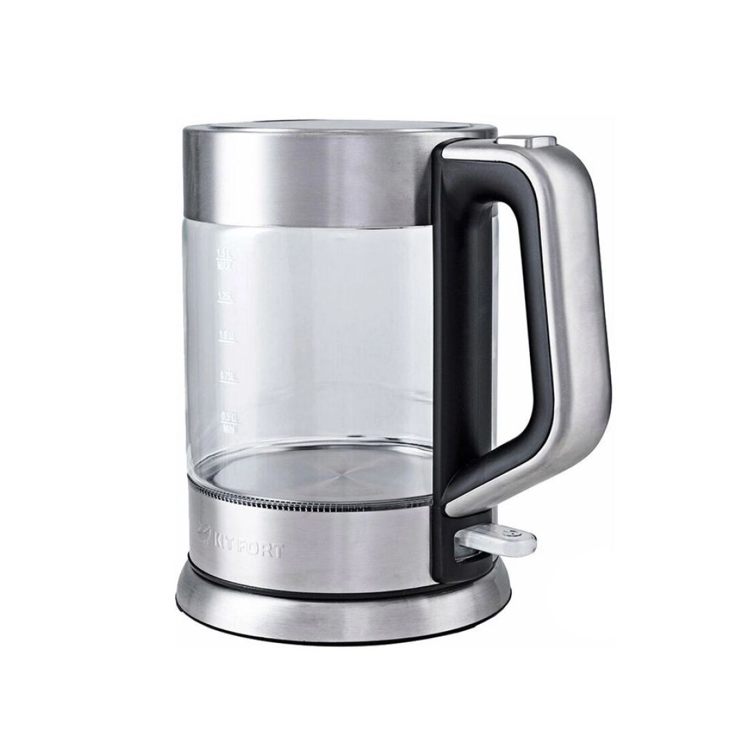 Электрический чайник Kitfort КТ-617, 1,5 л., стекло, металл / Чайники	