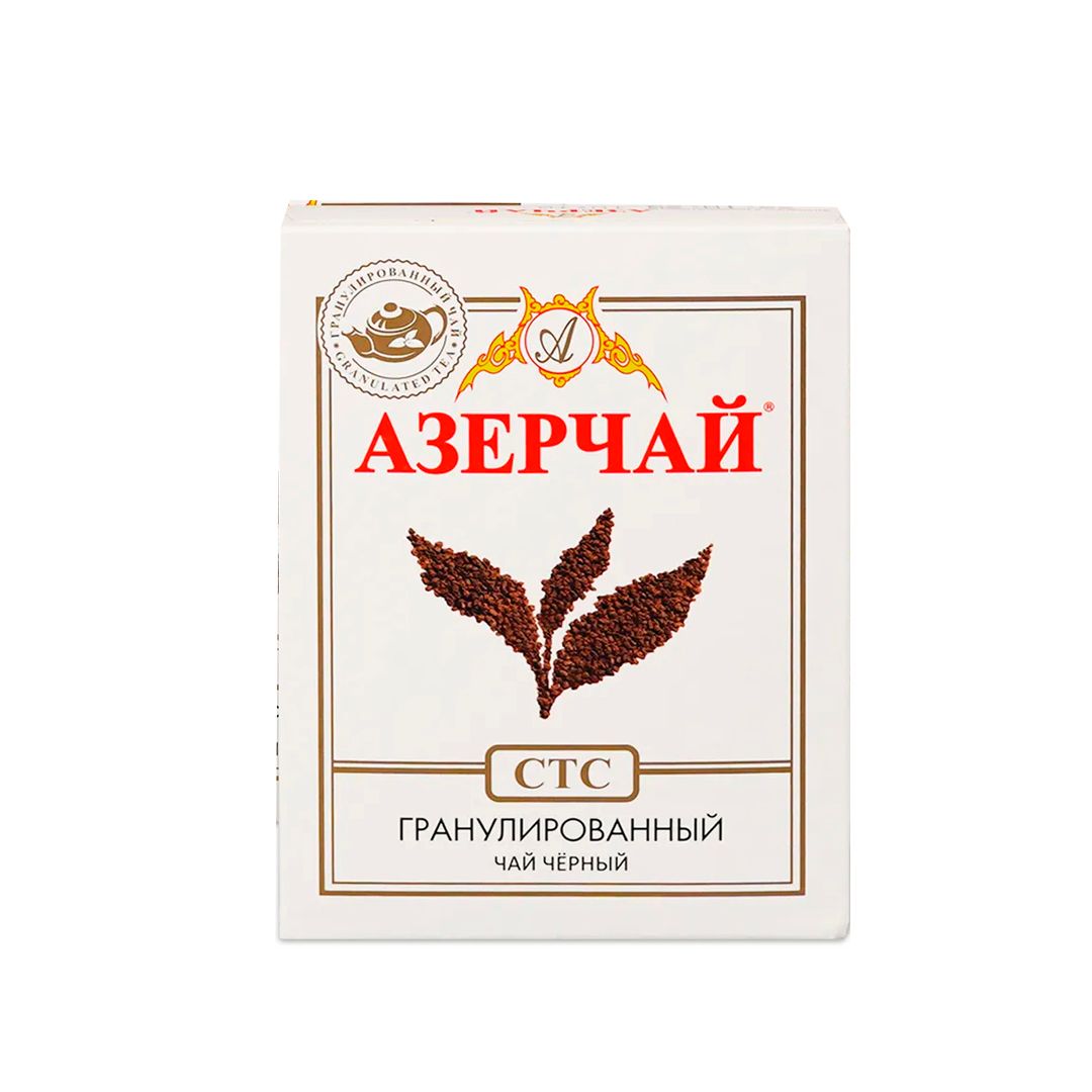 Чай Азерчай, байховый, гранулированный, черный, 250  гр / Чай гранулированный