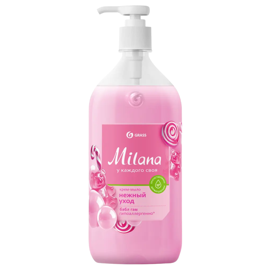 Сұйық крем-сабын Grass "Milana Fruit Bubbles", мөлшерлегішпен, 1000 мл / Сұйық сабындар №2 oe.kz Сұйық крем-сабын Grass "Milana Fruit Bubbles", мөлшерлегішпен, 1000 мл / Сұйық сабындар №2