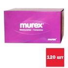 Салфетки Murex "Mini", 2-х слойные, 120 шт., размер листа 21,5*17 см, в картонном боксе, белые