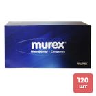 Murex "Maxi", майлықтары, 2 қабатты, 120 дана, өлшемі 21,5*21 см, картон бокста, ақ