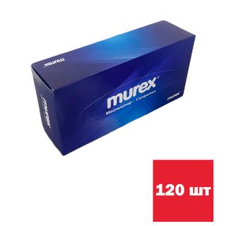 Салфетки Murex "Maxi", 2-х слойные, 120 шт., размер листа 21,5*21 см, в картонном боксе, белые / Салфетки бумажные
