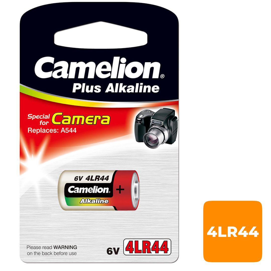 Батарея Camelion Photo Plus Alkaline 4LR44-BP1C, 6V, 1 дана, баға бір данасы үшін