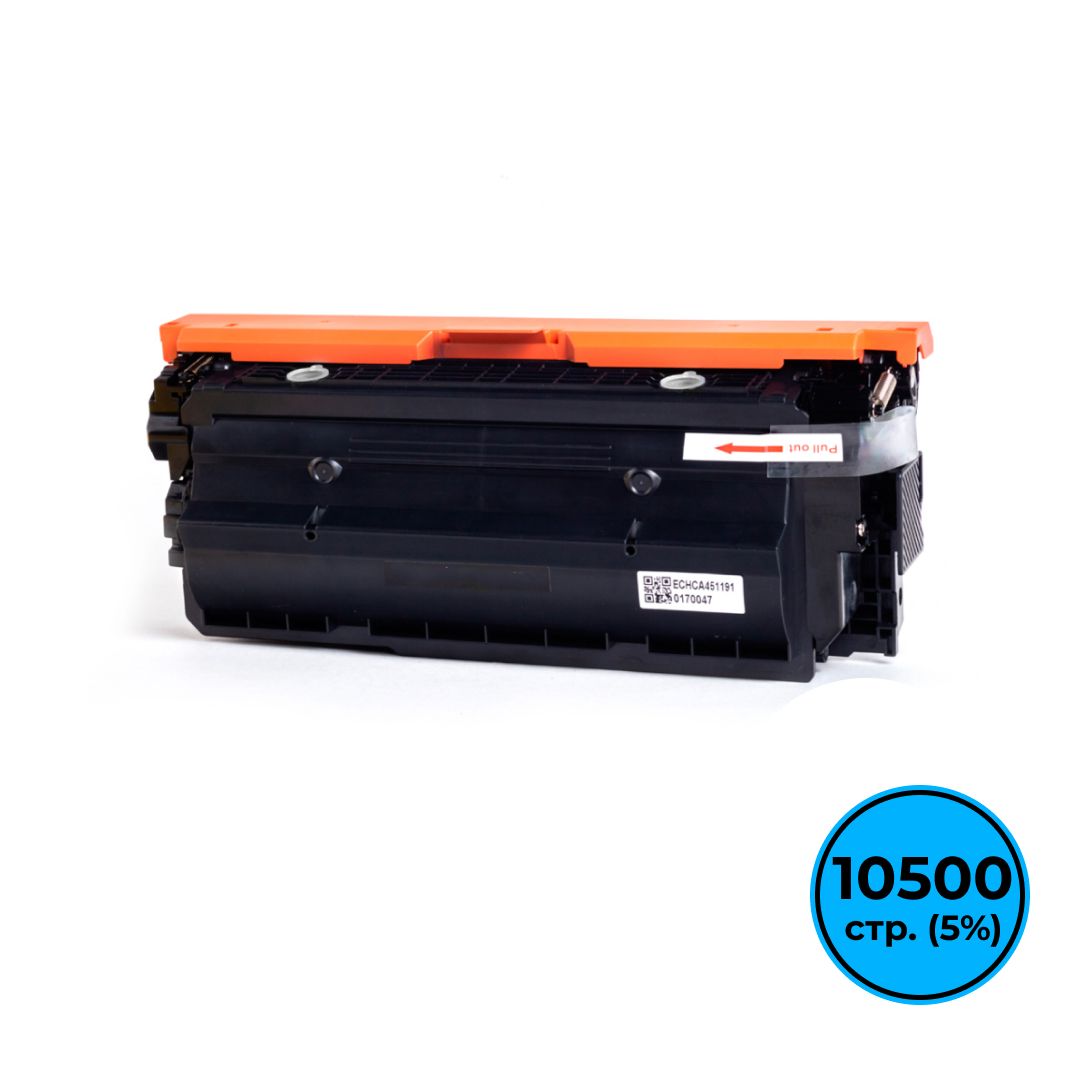 Картридж совместимый HP CF451A для Color Laser M652/653/M681/682, голубой / Картриджи  цветные