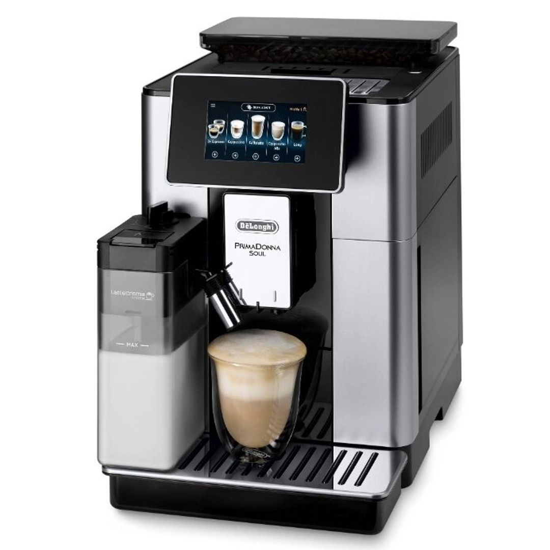 Кофемашина DeLonghi PrimaDonna Soul ECAM610.55.SB, зерновой, серебристая / Кофемашины	 №2
