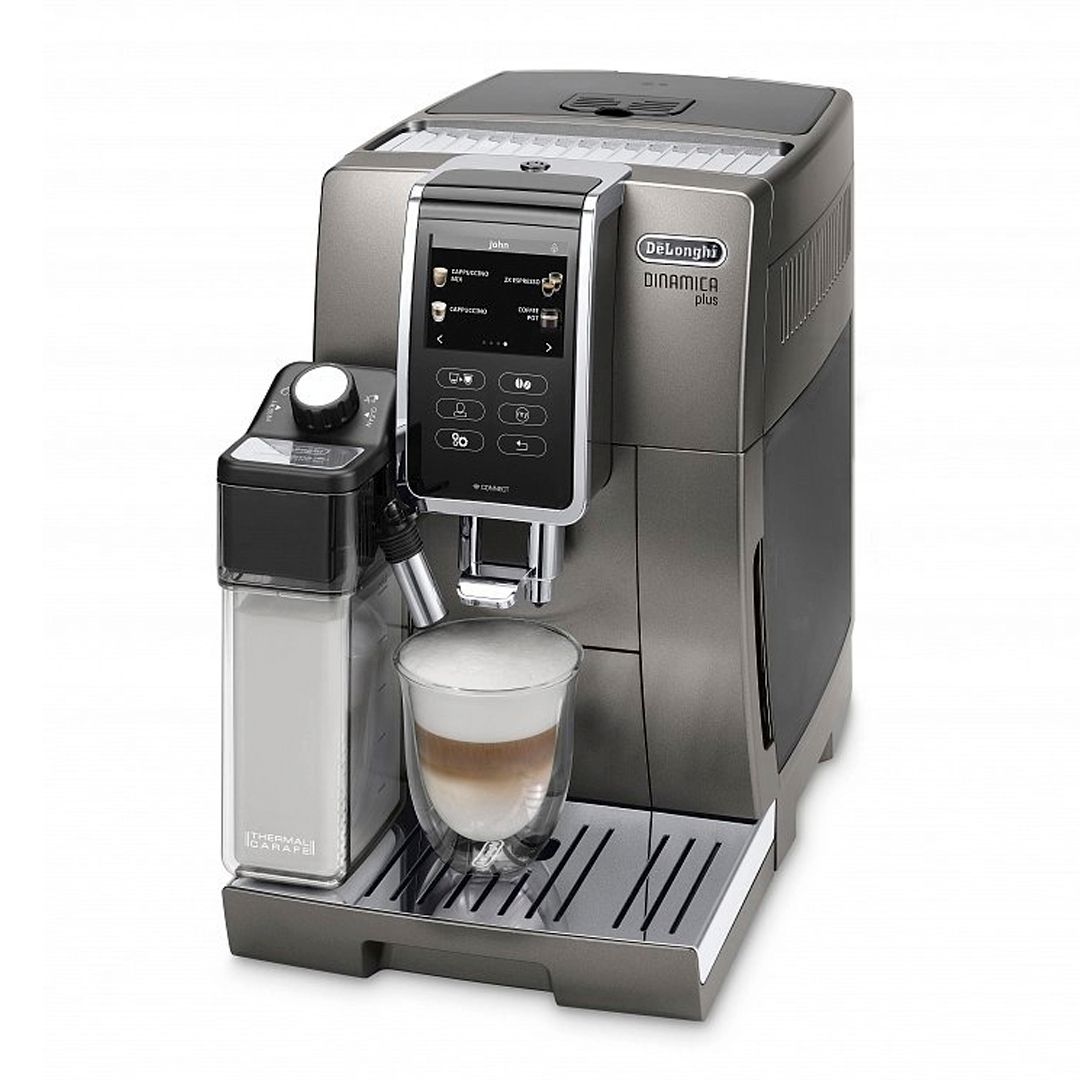 Кофемашина DeLonghi Dinamica Plus ECAM370.95.T, зерновой, серая / Кофемашины	 №2