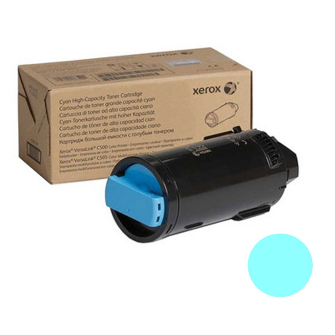 Тонер-картридж оригинальный Xerox 106R03884 для Xerox VersaLink C500N/C500DN/C505S/C500X, голубой / null