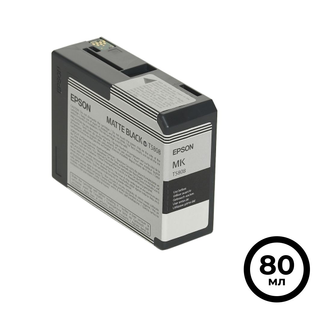 Картридж оригинальный Epson C13T580800 для Epson Stylus Pro 3800 Ink, матовый черный / null