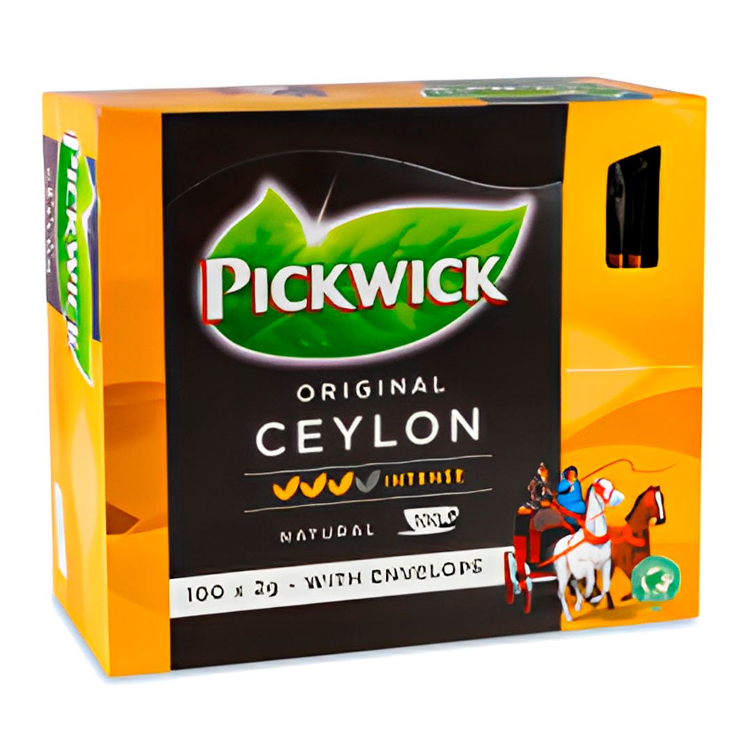 Чай Pickwick Original Ceylon, черный, 100 пакетиков / Чай пакетированный