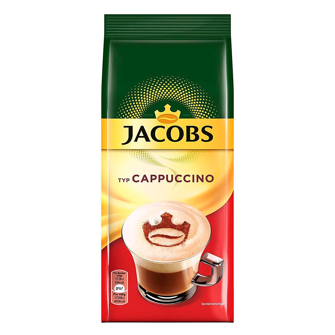 Кофе сусыны Jacobs Cappuccino Choco Nuss, 500 гр