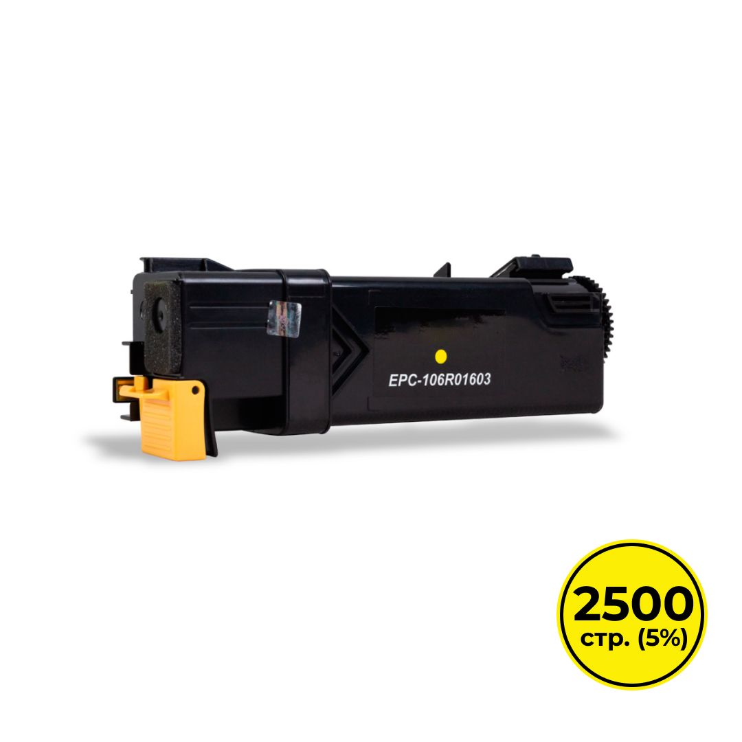 Тонер-картридж совместимый Xerox 106R01603 для Xerox WC 6500/6505, желтый / Тонер-картриджи